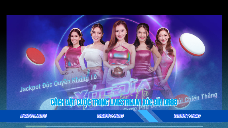 Cách đặt cược trong livestream Xóc Đĩa Dr88
